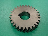 After heat treatment of cylindrical gears