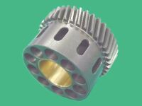 Gear with hole and groove