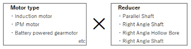 Features of gearmotor products