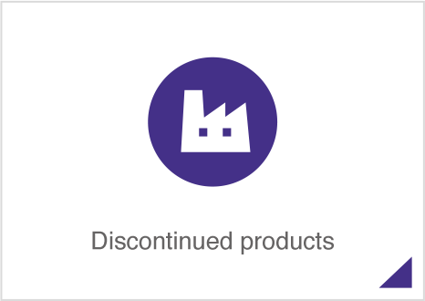 Discontinuation of production and sales